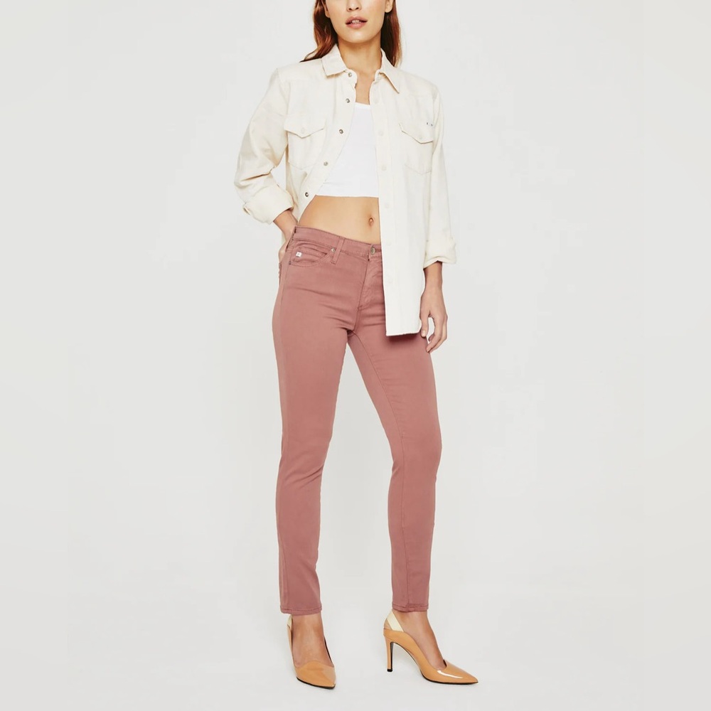 NWT- Ag Adriano Goldschmied - Pink Cigarette Jeans - size 29